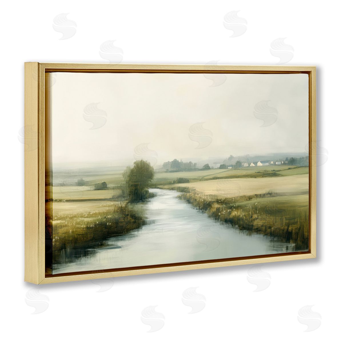 Novae Mirror Of Calm Landscape Canvas Wall Art Print