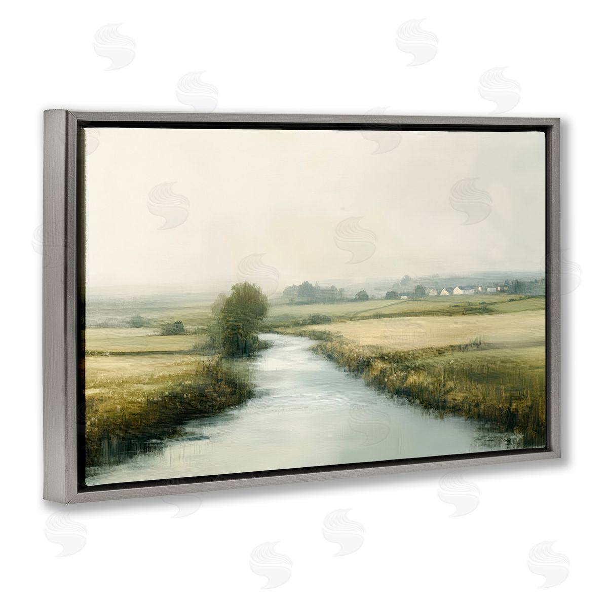 Novae Mirror Of Calm Landscape Canvas Wall Art Print