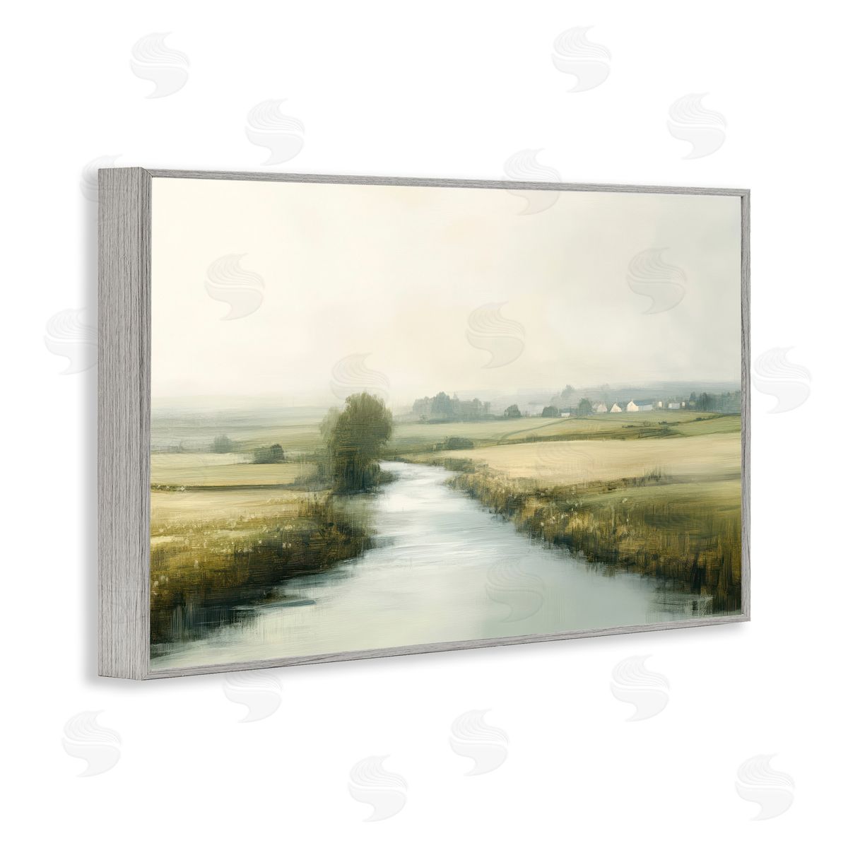 Novae Mirror Of Calm Landscape Canvas Wall Art Print