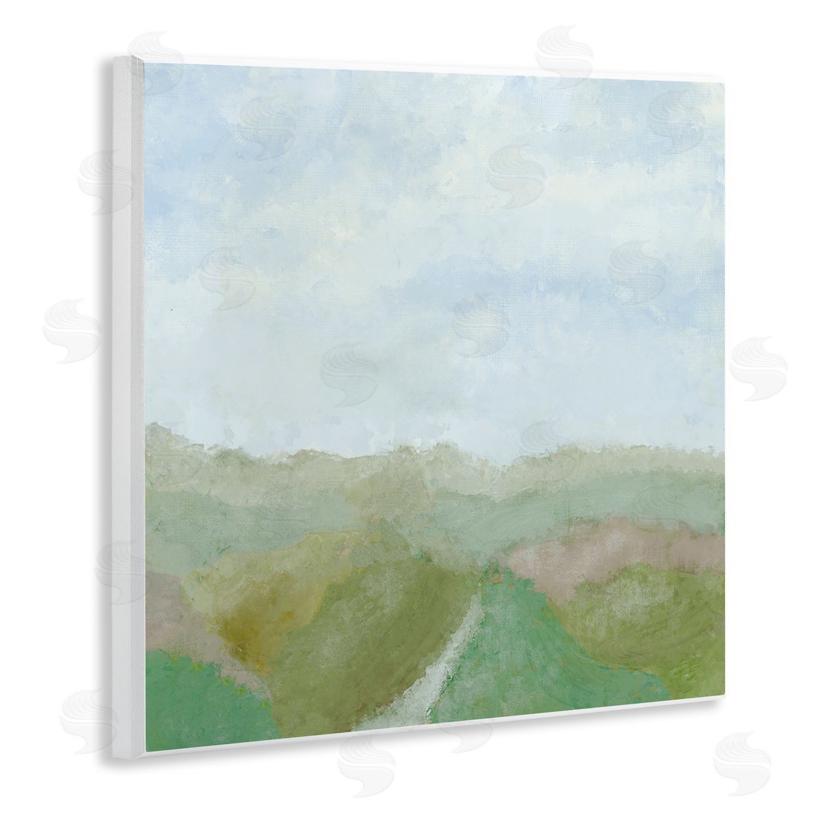 J:L Design Love Is My Valley Canvas Wall Art Print