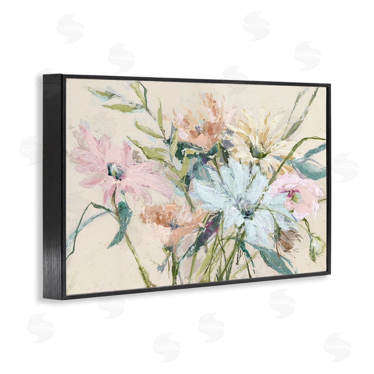 Susan Pepe Gentle Pastel Blossoms Canvas Wall Art Print