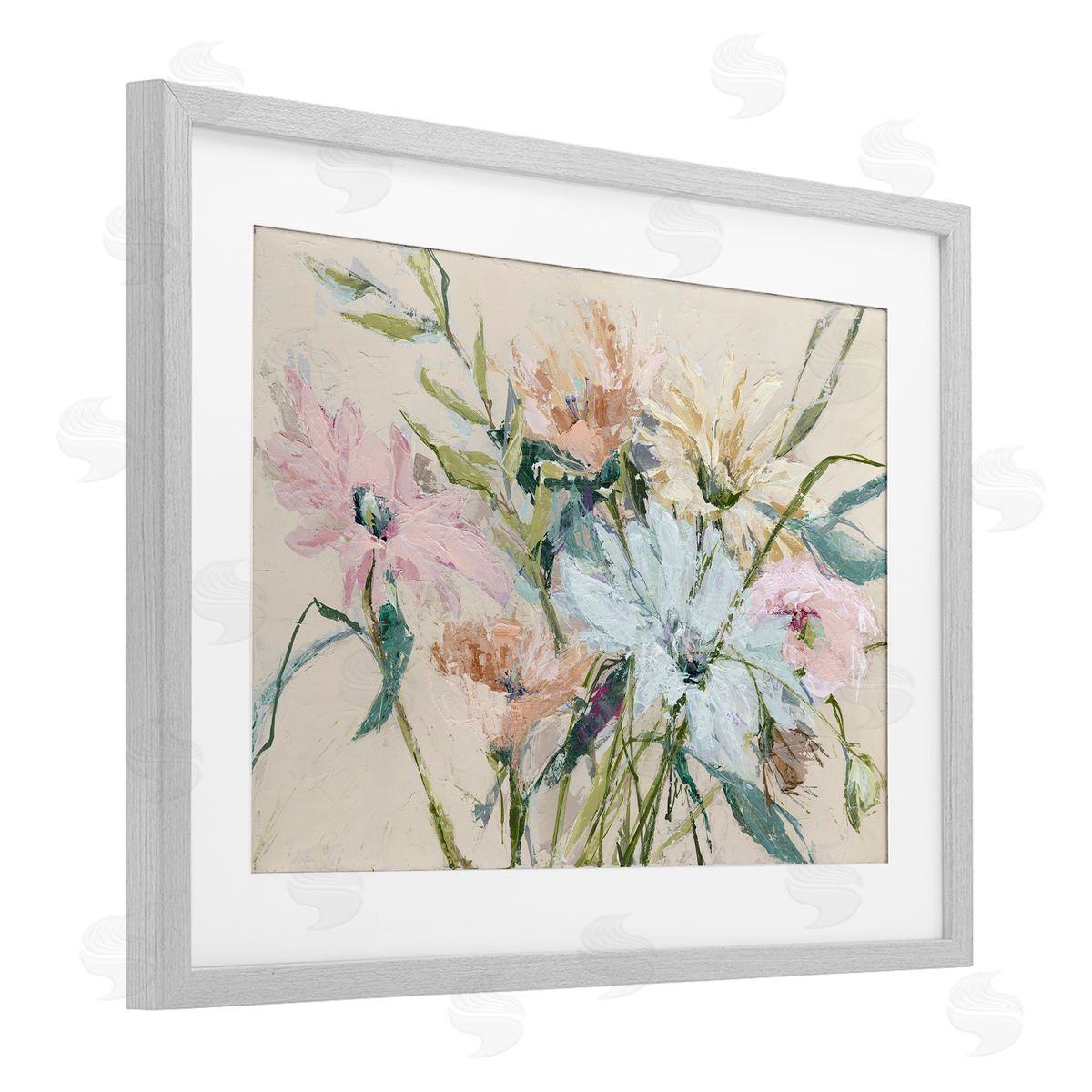 Susan Pepe Gentle Pastel Blossoms Canvas Wall Art Print