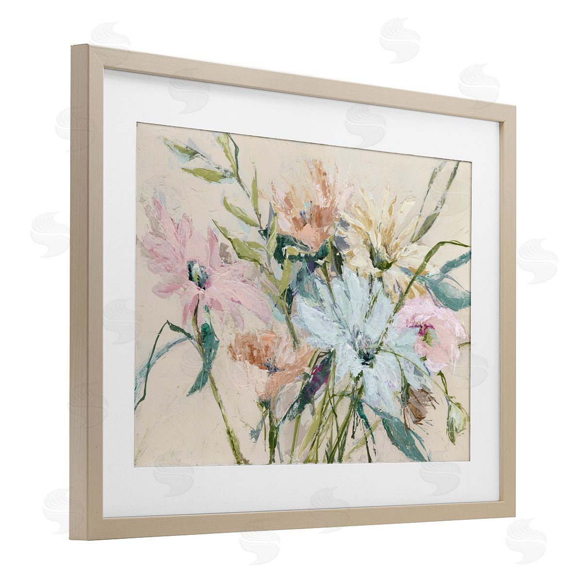 Susan Pepe Gentle Pastel Blossoms Canvas Wall Art Print