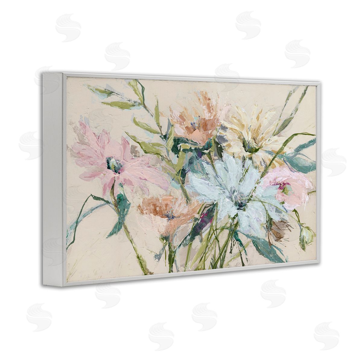 Susan Pepe Gentle Pastel Blossoms Canvas Wall Art Print