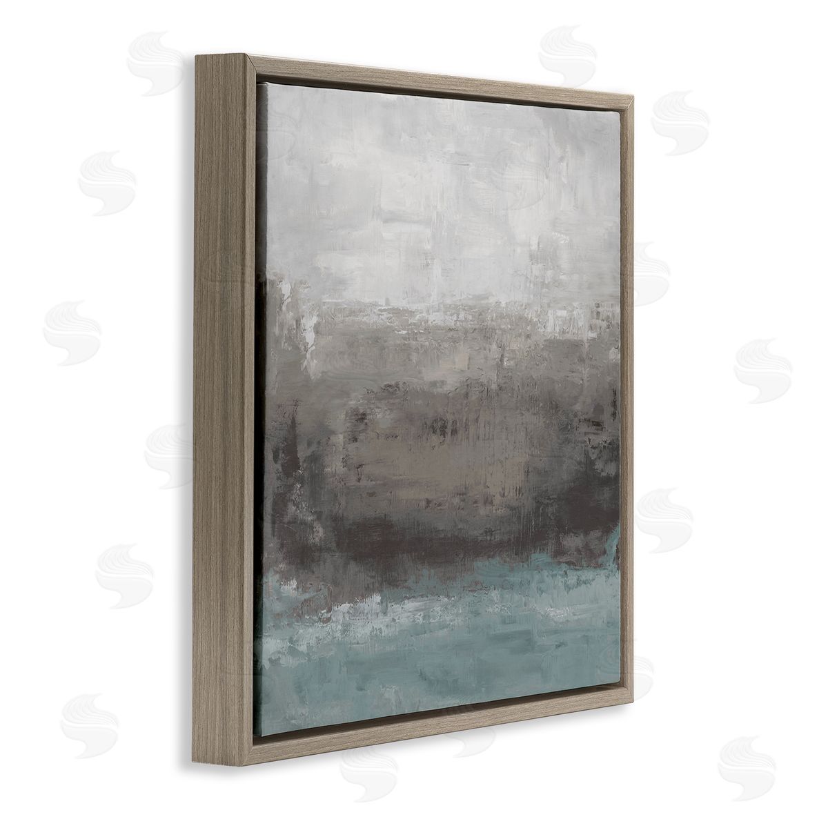 Hannah Dawson Earth And Sea Abstraction Canvas Wall Art Print