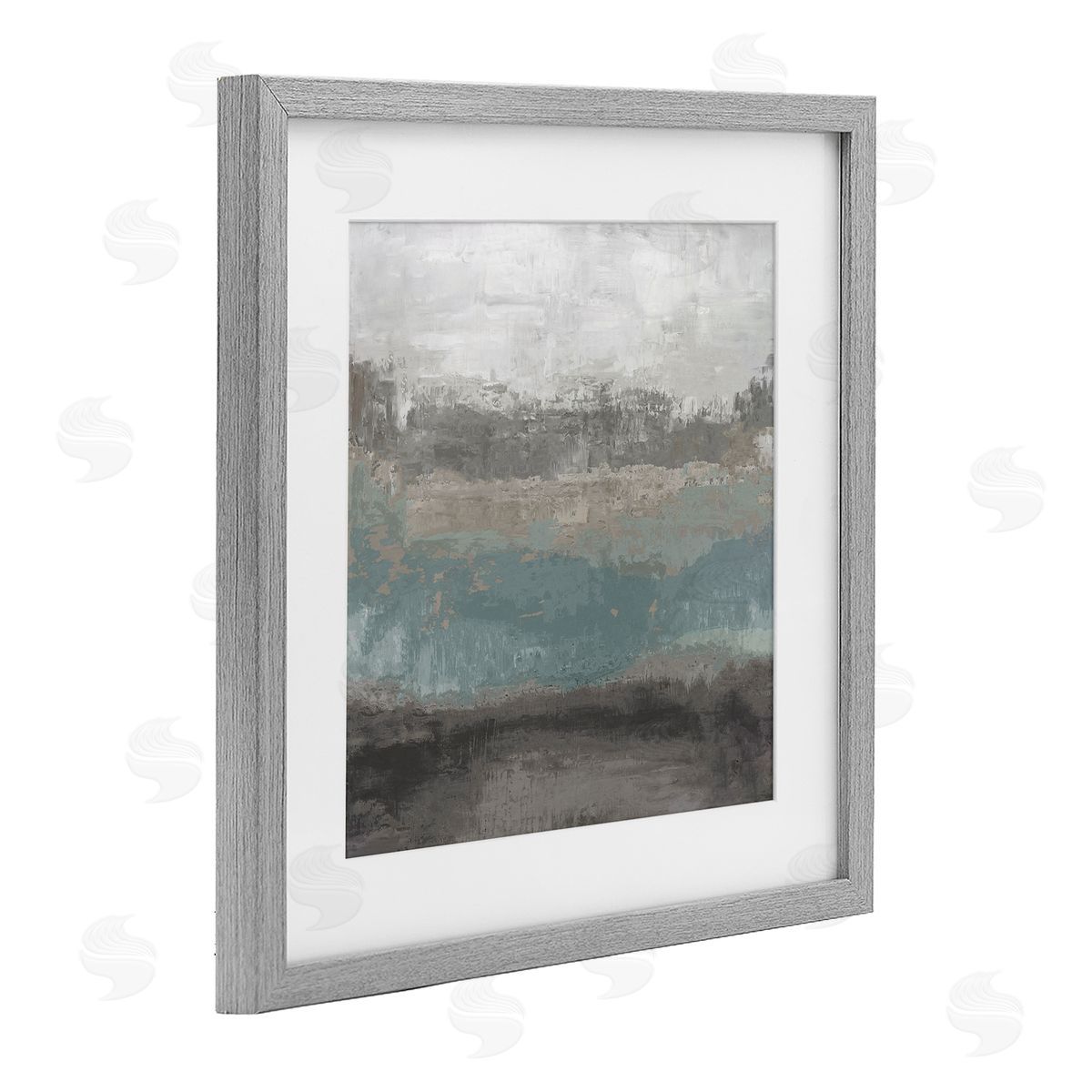 Hannah Dawson Earth And Sea Gradient Canvas Wall Art Print