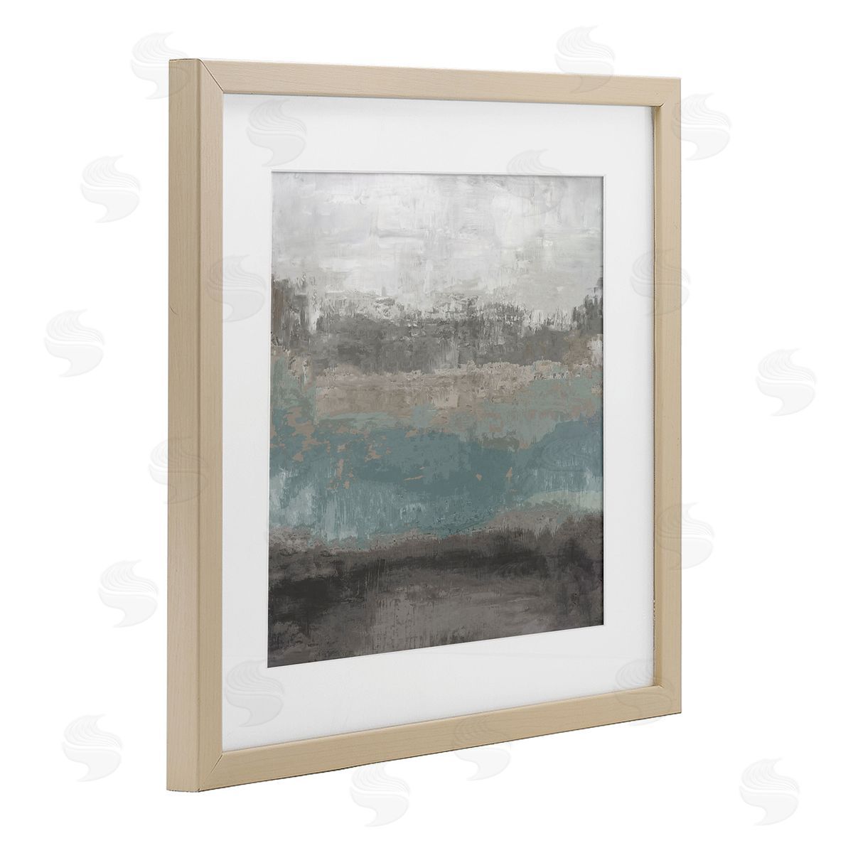 Hannah Dawson Earth And Sea Gradient Canvas Wall Art Print