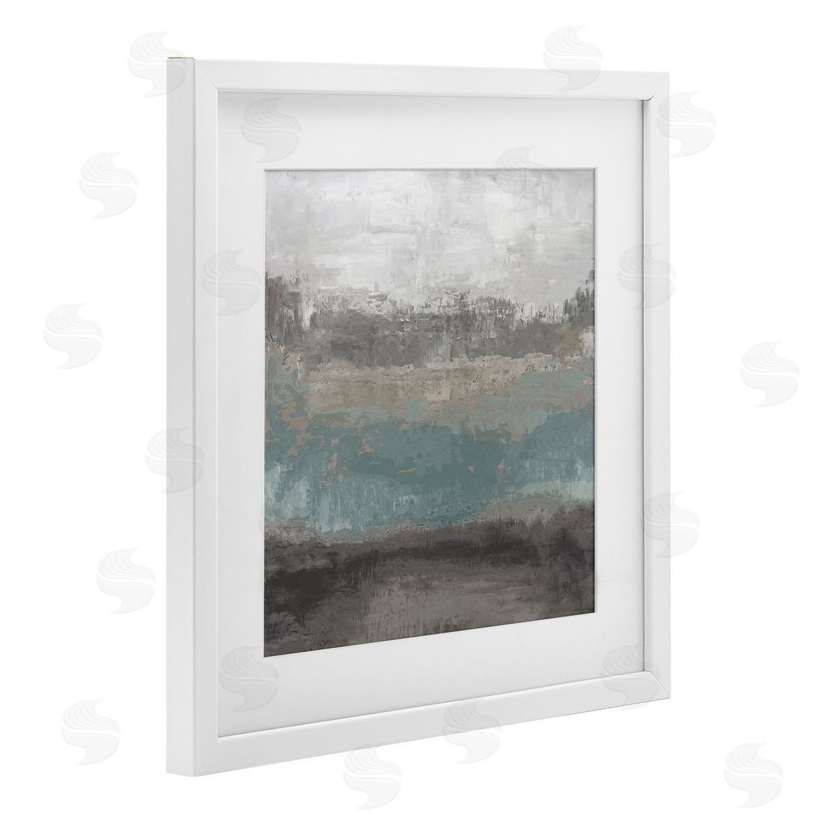 Hannah Dawson Earth And Sea Gradient Canvas Wall Art Print