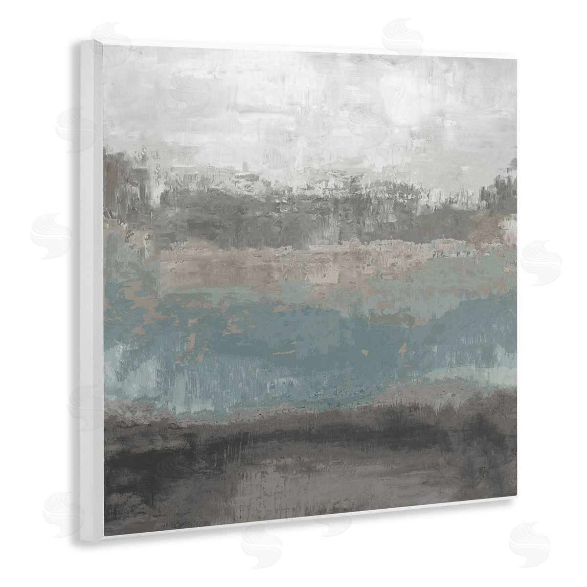Hannah Dawson Earth And Sea Gradient Canvas Wall Art Print