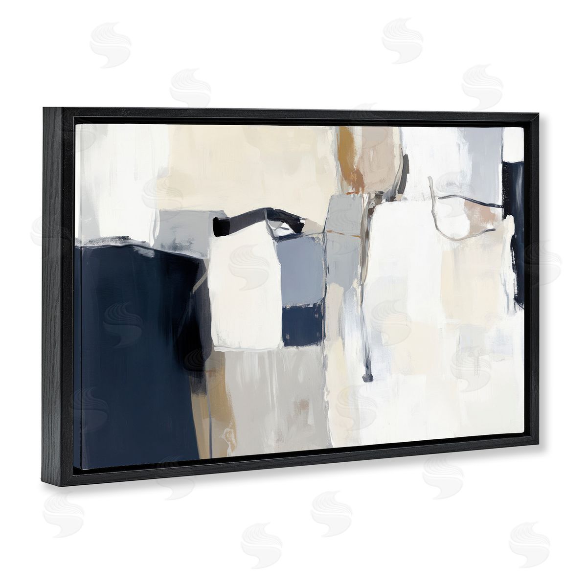 Irena Orlov Neutral Tapestry Abstraction Canvas Wall Art Print