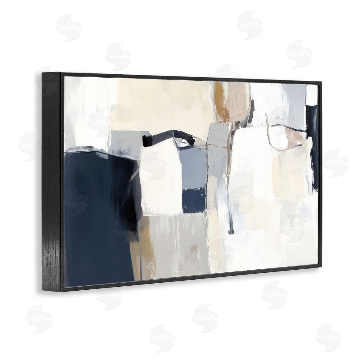 Irena Orlov Neutral Tapestry Abstraction Canvas Wall Art Print