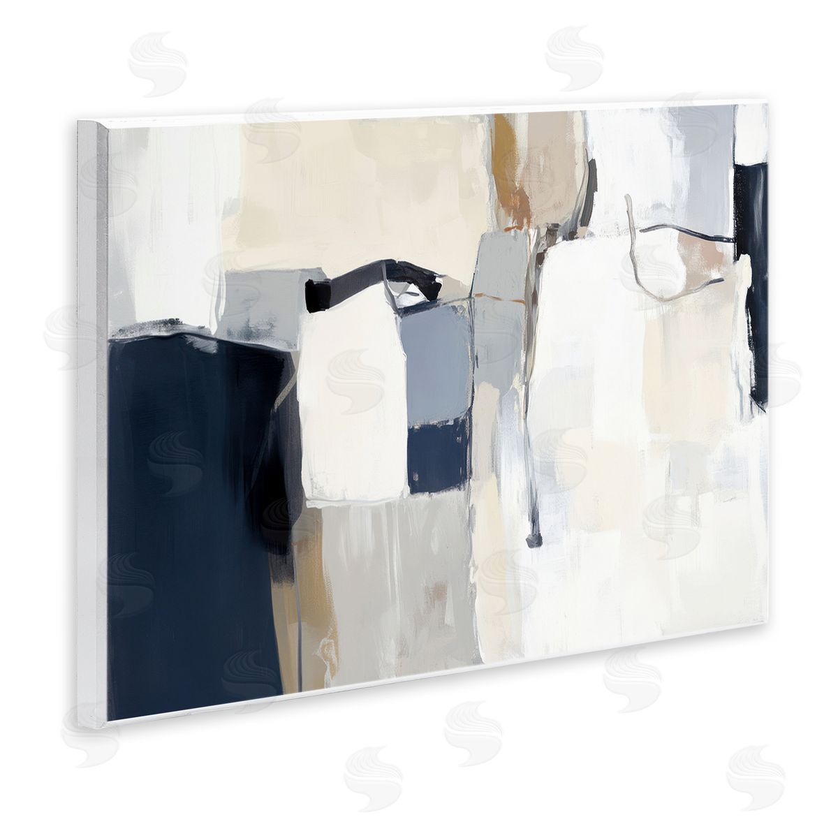 Irena Orlov Neutral Tapestry Abstraction Canvas Wall Art Print
