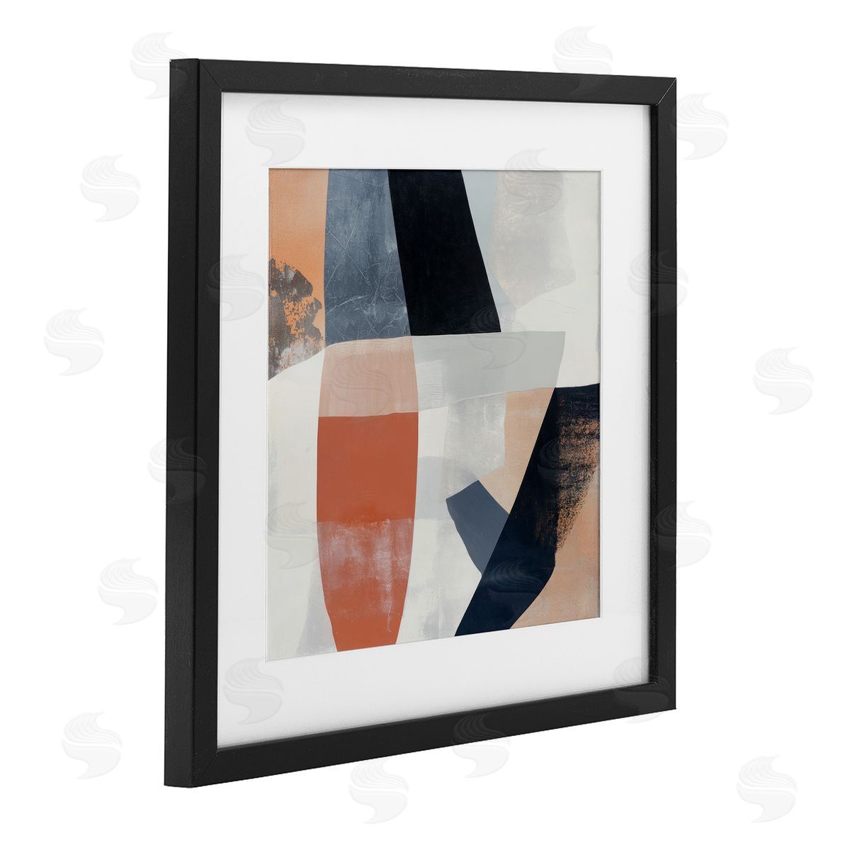 Mona Grace Geometric Fragmented Visions Canvas Wall Art Print