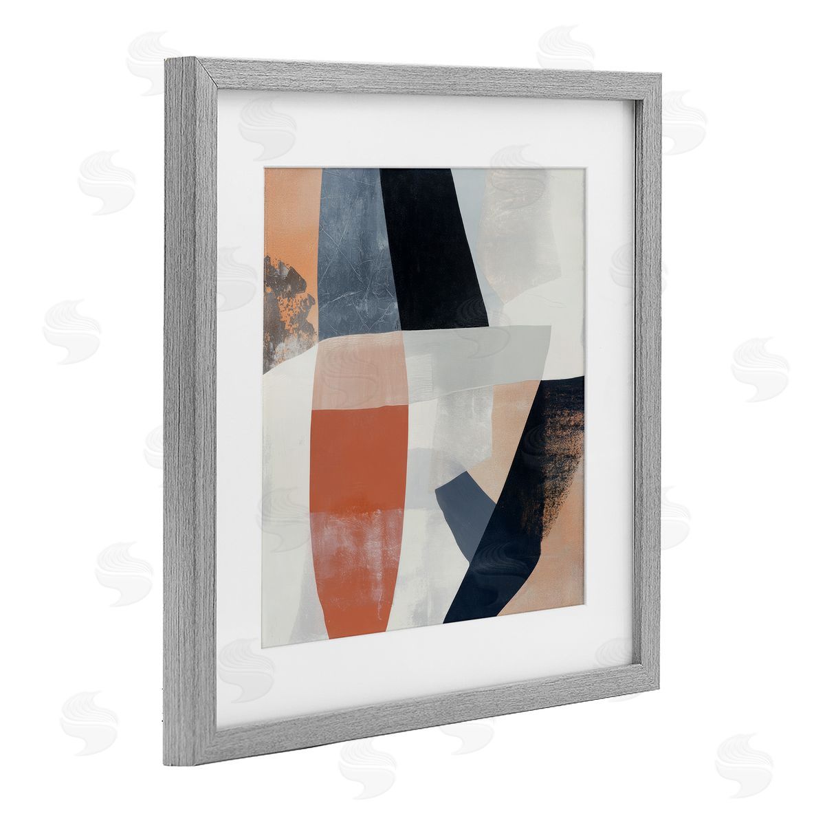 Mona Grace Geometric Fragmented Visions Canvas Wall Art Print