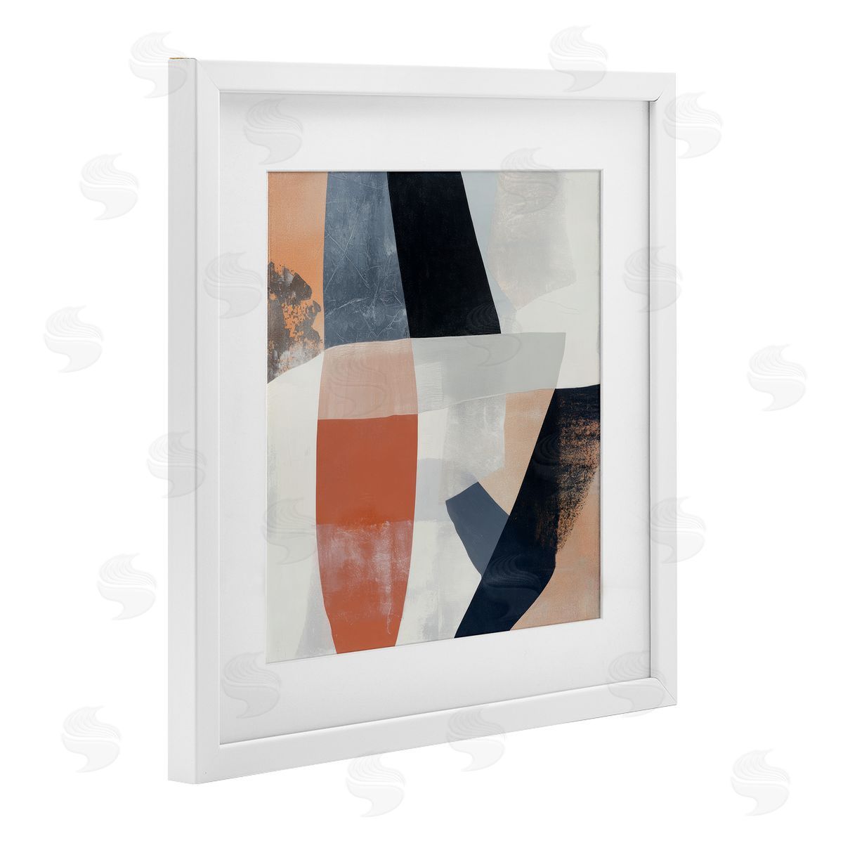 Mona Grace Geometric Fragmented Visions Canvas Wall Art Print