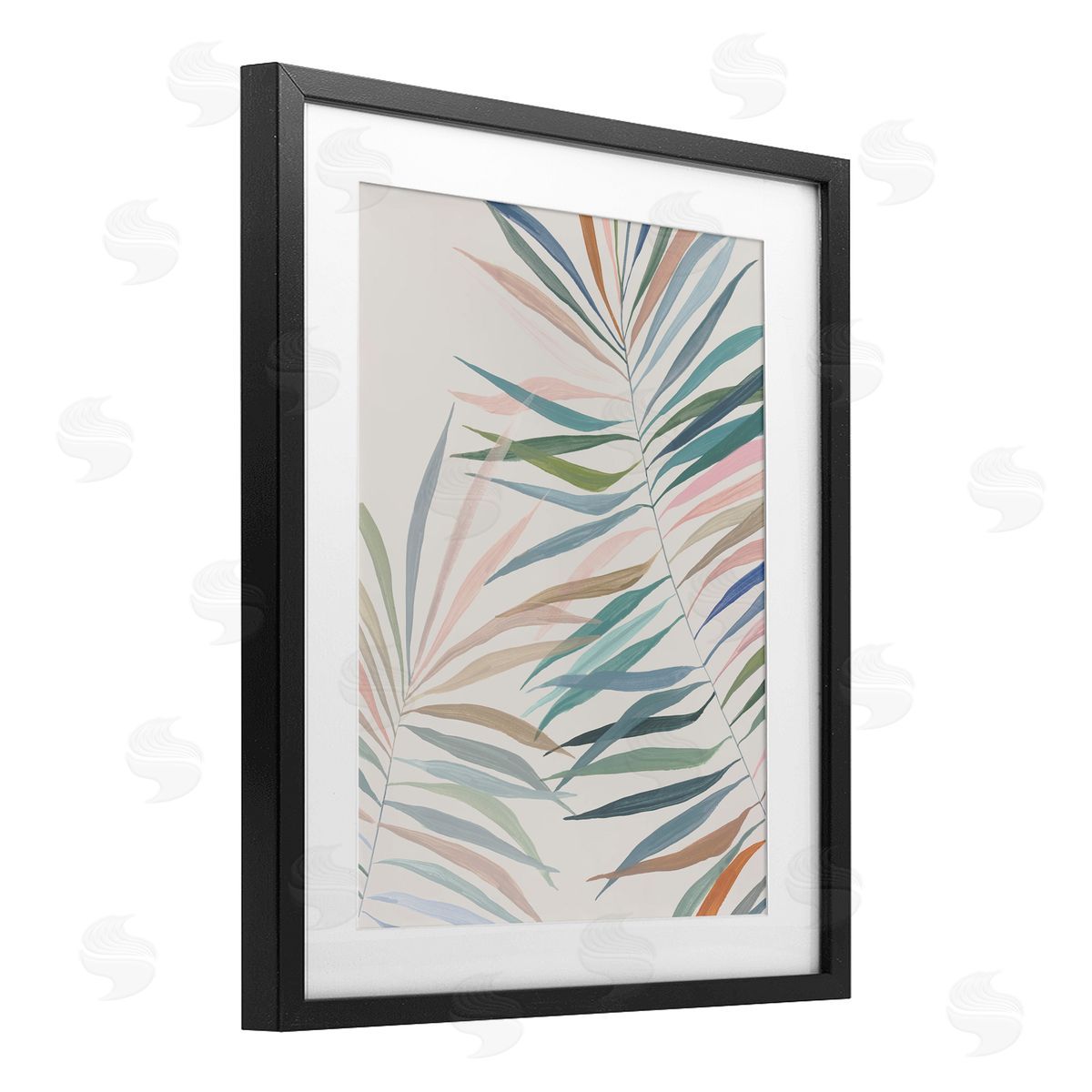 Hannah Dawson Pastel Tropical Harmony Canvas Wall Art Print
