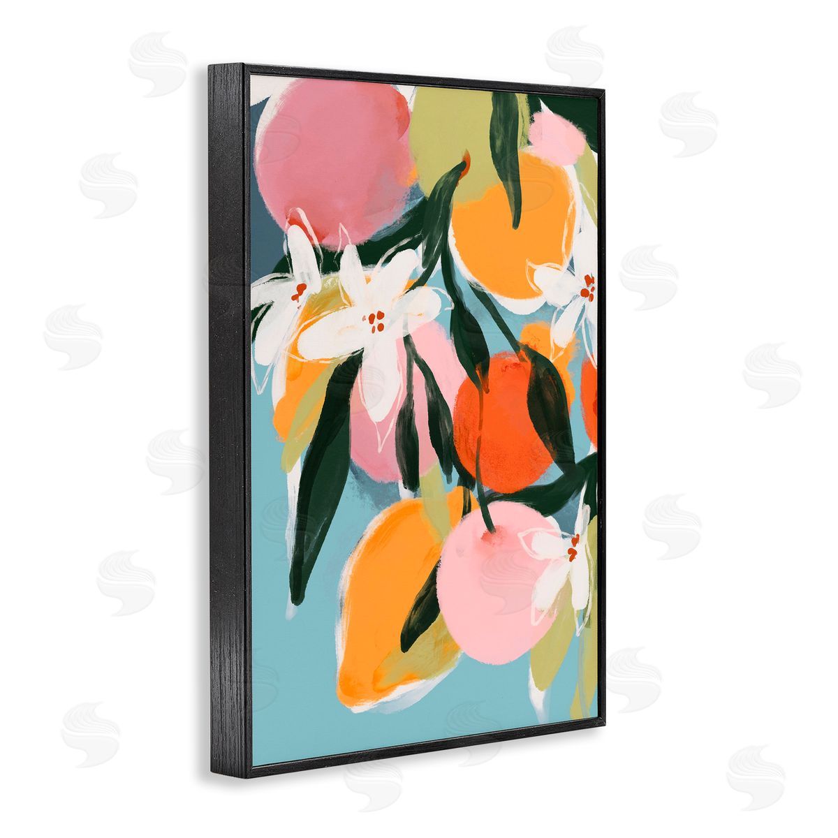 1x Fruity Summer Brights Canvas Wall Art Print