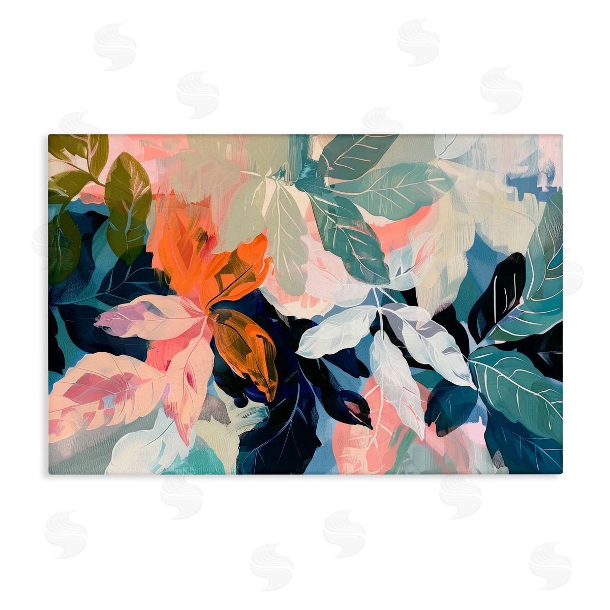 Elara Yasna Tropical Oasis Dream Canvas Wall Art Print