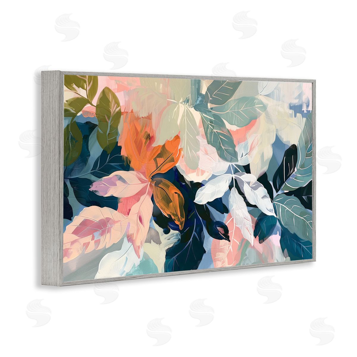 Elara Yasna Tropical Oasis Dream Canvas Wall Art Print