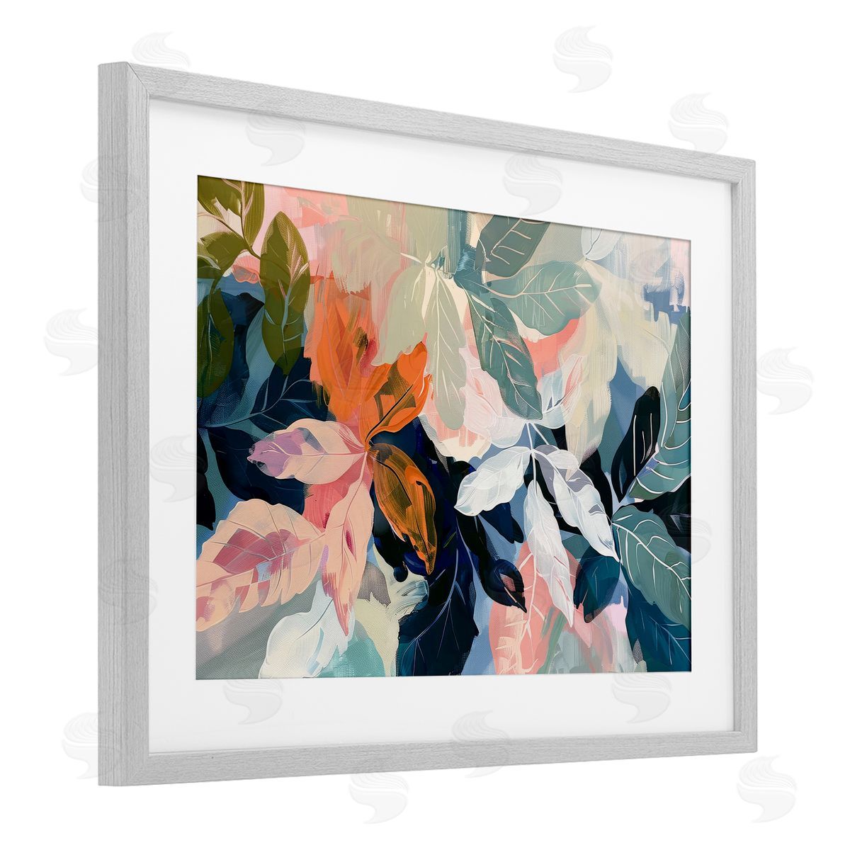 Elara Yasna Tropical Oasis Dream Canvas Wall Art Print