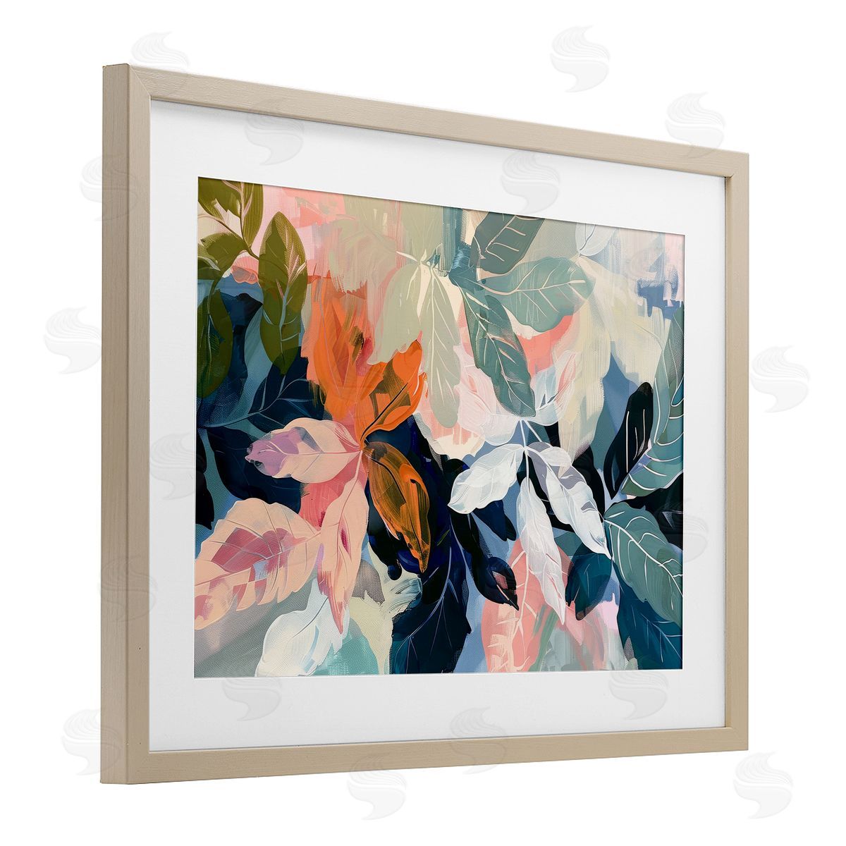 Elara Yasna Tropical Oasis Dream Canvas Wall Art Print