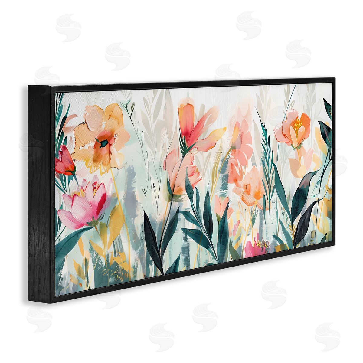 Elara Yasna Flower Garden Whispers Canvas Wall Art Print