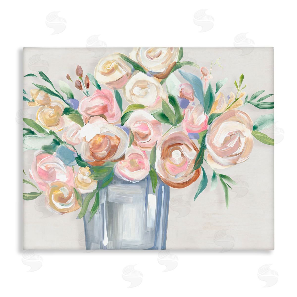 Hannah Dawson Blissful Blooms in Vase Canvas Wall Art Print