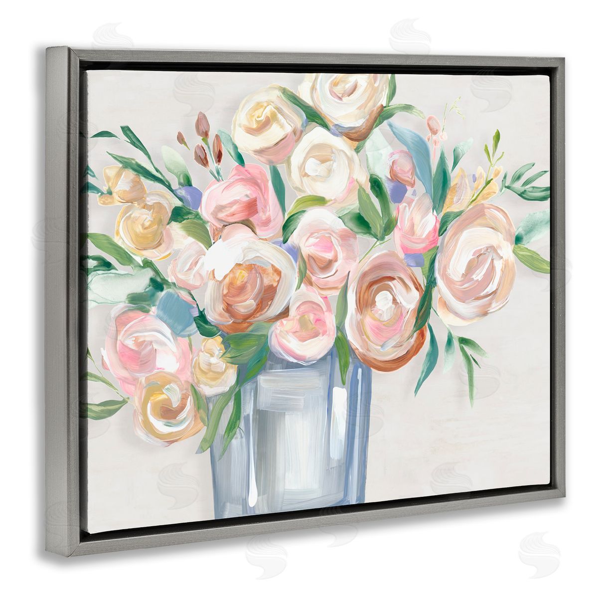 Hannah Dawson Blissful Blooms in Vase Canvas Wall Art Print