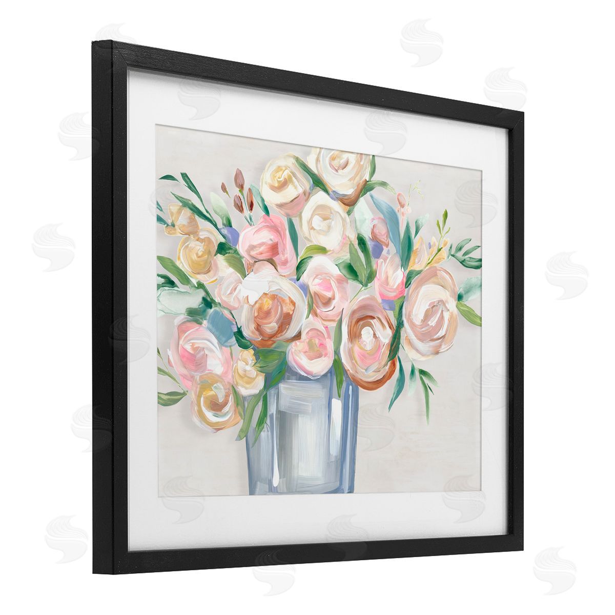Hannah Dawson Blissful Blooms in Vase Canvas Wall Art Print