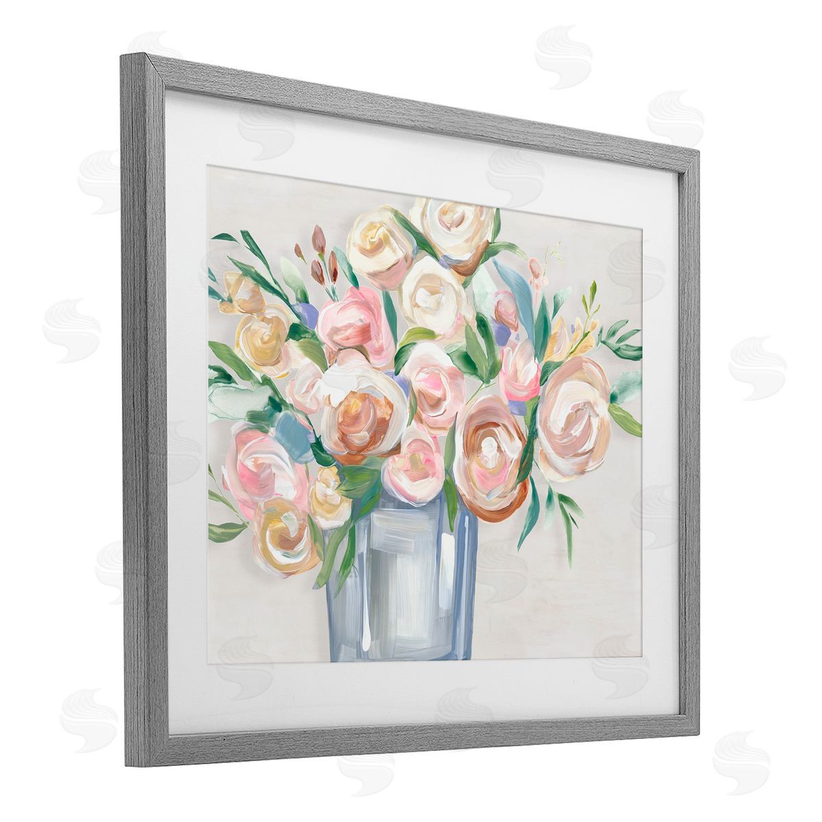 Hannah Dawson Blissful Blooms in Vase Canvas Wall Art Print