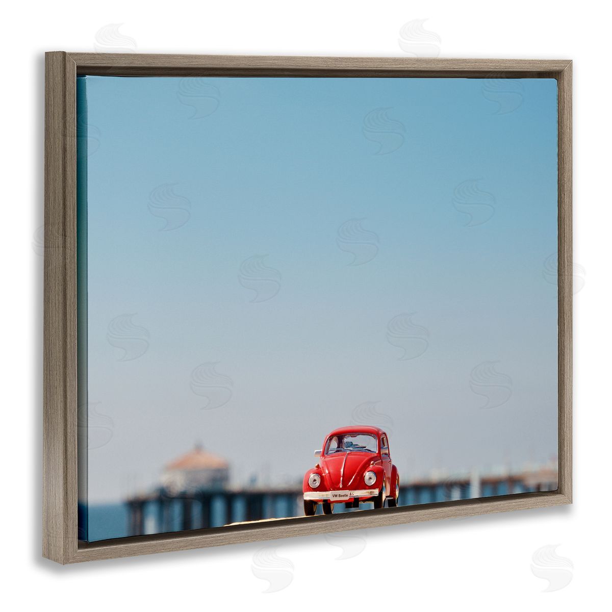 Ashley Singleton Red Vintage Car Adventure Canvas Wall Art Print