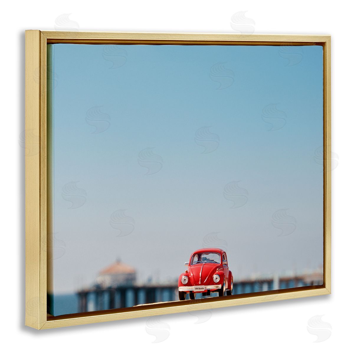 Ashley Singleton Red Vintage Car Adventure Canvas Wall Art Print