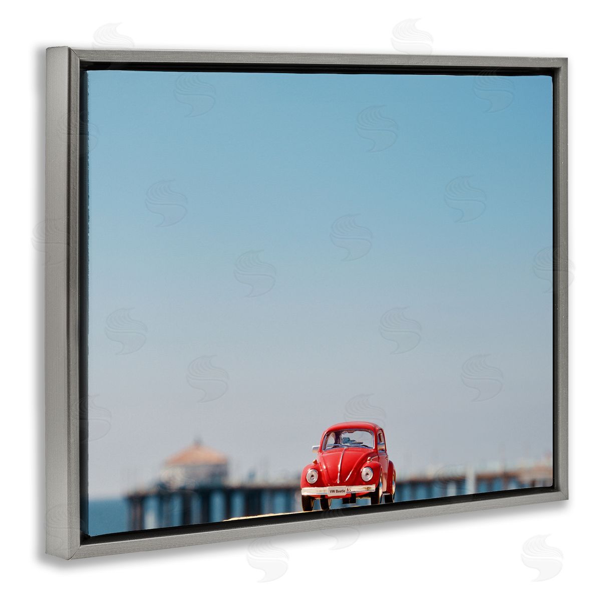 Ashley Singleton Red Vintage Car Adventure Canvas Wall Art Print