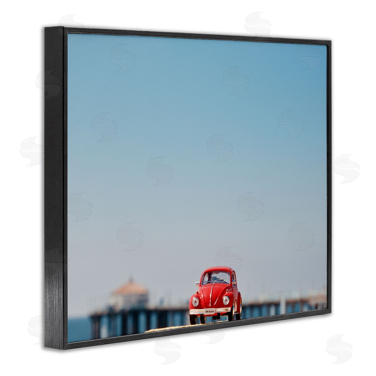 Ashley Singleton Red Vintage Car Adventure Canvas Wall Art Print
