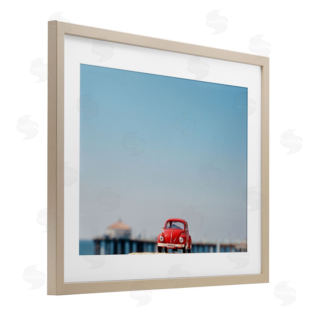 Ashley Singleton Red Vintage Car Adventure Canvas Wall Art Print