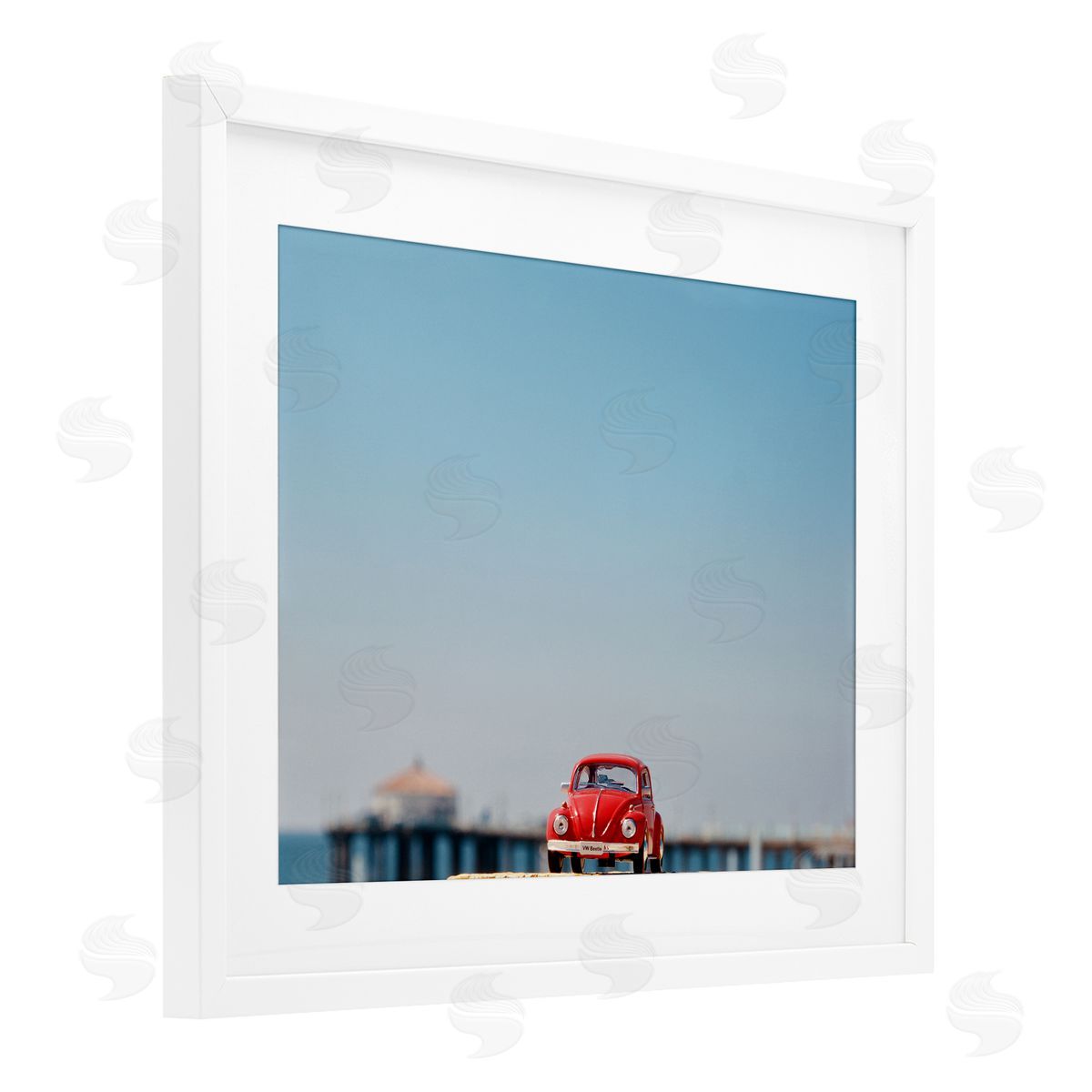 Ashley Singleton Red Vintage Car Adventure Canvas Wall Art Print