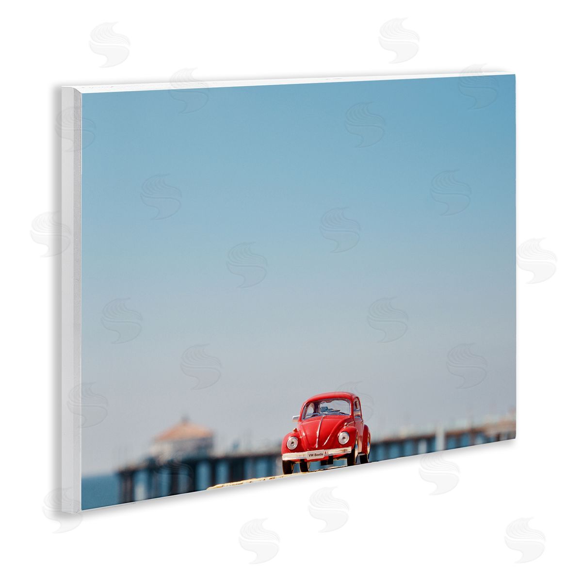 Ashley Singleton Red Vintage Car Adventure Canvas Wall Art Print