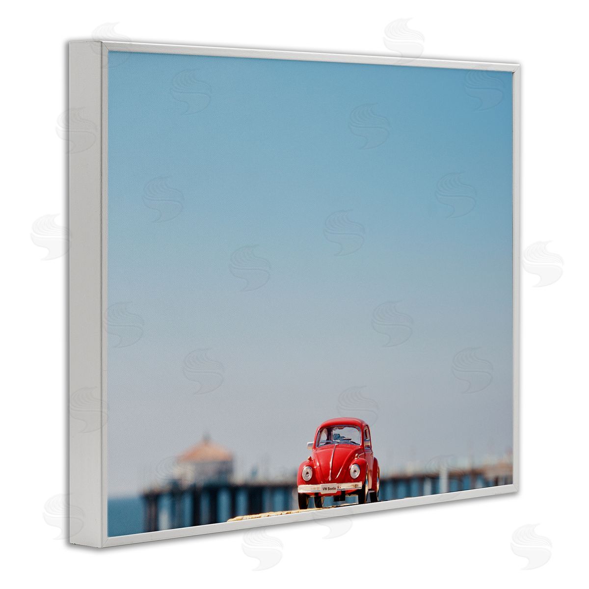 Ashley Singleton Red Vintage Car Adventure Canvas Wall Art Print