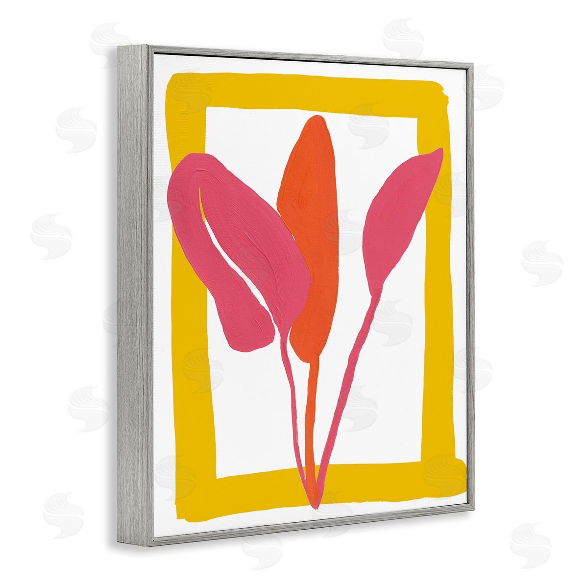 Bronwyn Baker New Oasis Warm Leaves Canvas Wall Art Print