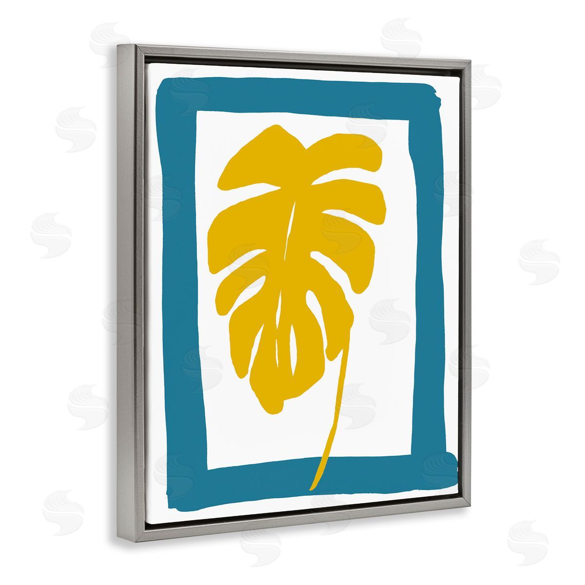 Bronwyn Baker New Oasis Monstera Leaf Canvas Wall Art Print