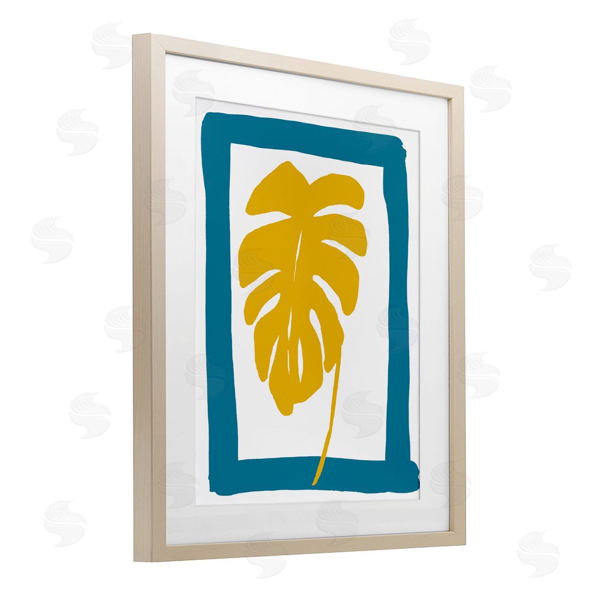 Bronwyn Baker New Oasis Monstera Leaf Canvas Wall Art Print