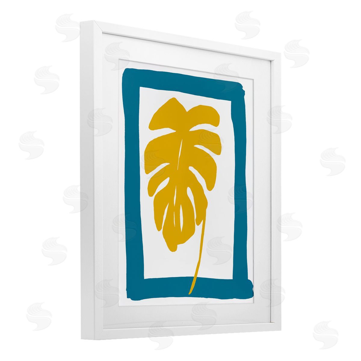 Bronwyn Baker New Oasis Monstera Leaf Canvas Wall Art Print