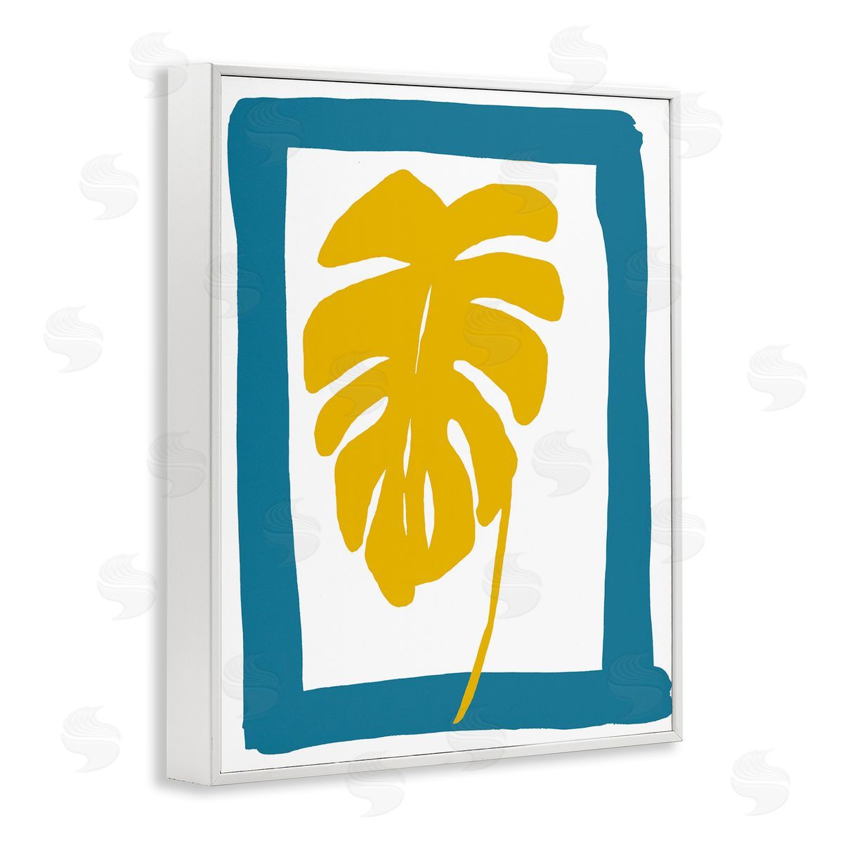 Bronwyn Baker New Oasis Monstera Leaf Canvas Wall Art Print