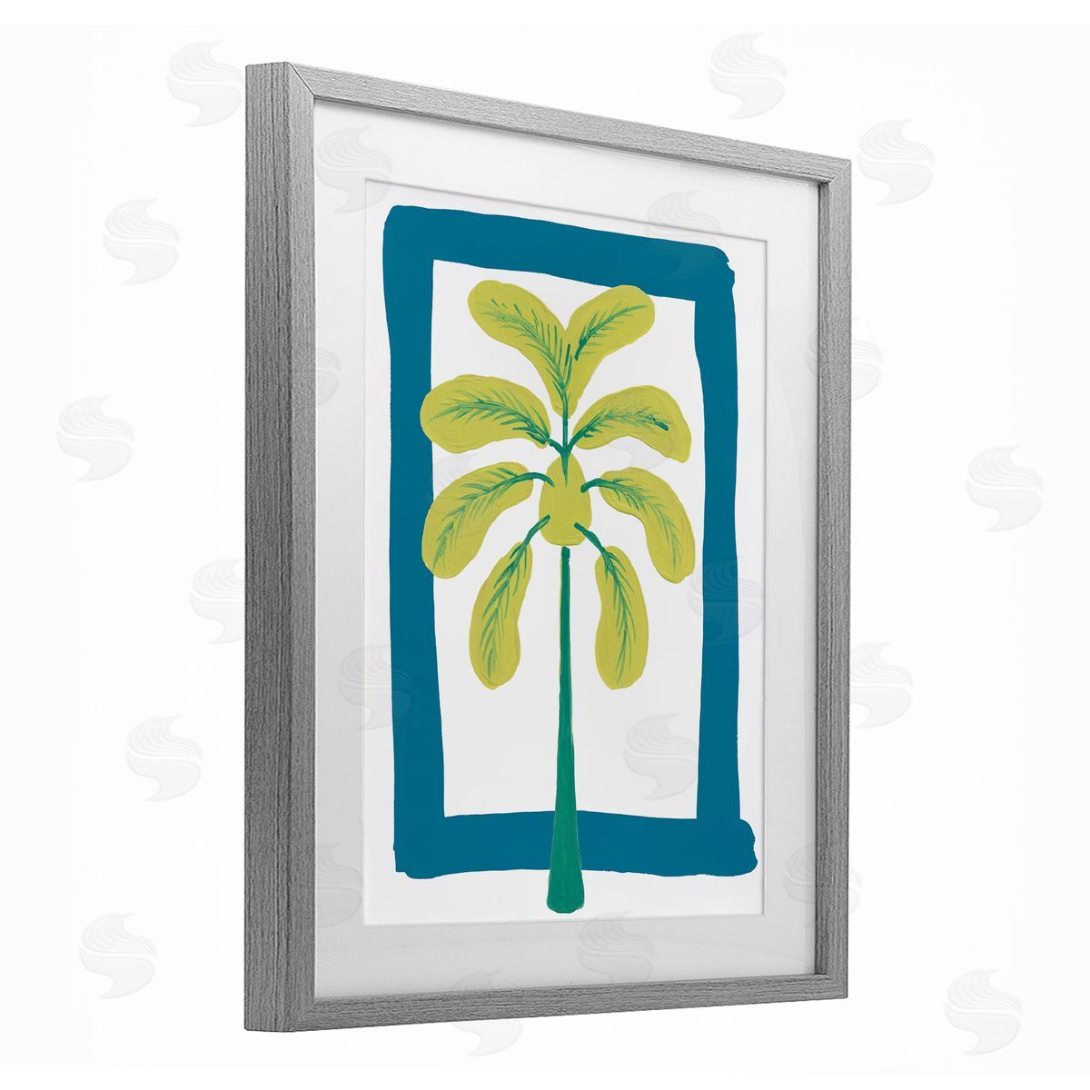 Bronwyn Baker New Oasis Palm Tree Canvas Wall Art Print