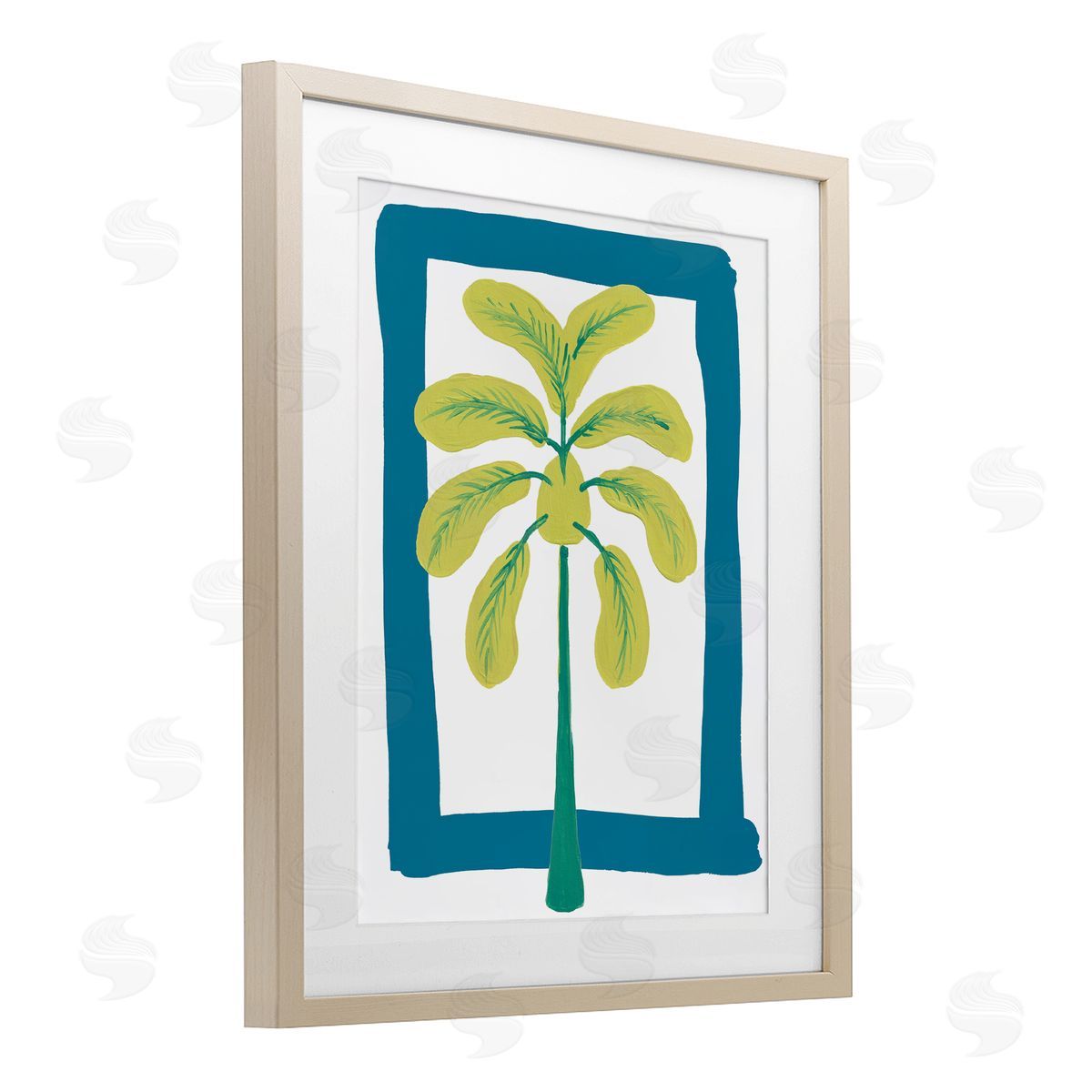 Bronwyn Baker New Oasis Palm Tree Canvas Wall Art Print