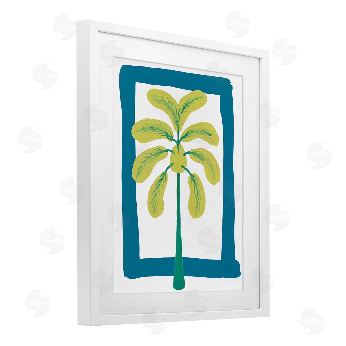 Bronwyn Baker New Oasis Palm Tree Canvas Wall Art Print