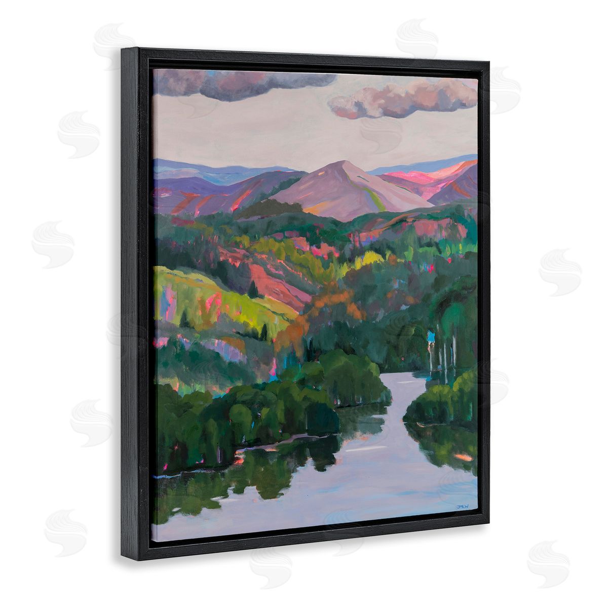 Jenny Wantuch Park City Mountains Canvas Wall Art Print