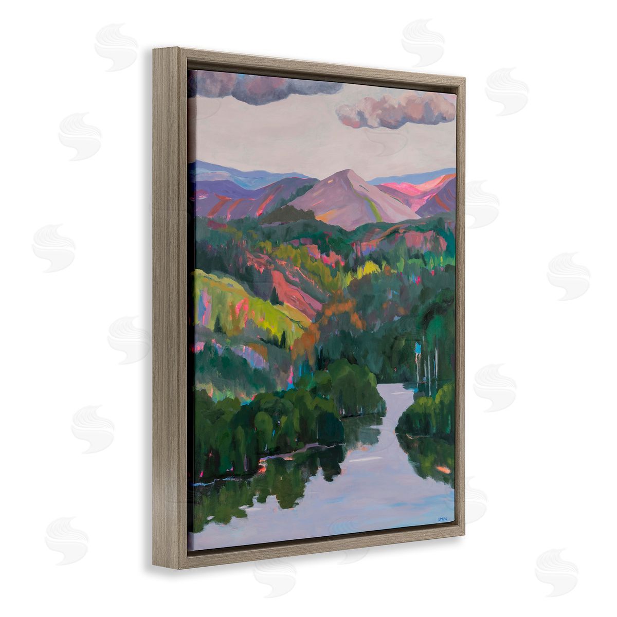 Jenny Wantuch Park City Mountains Canvas Wall Art Print