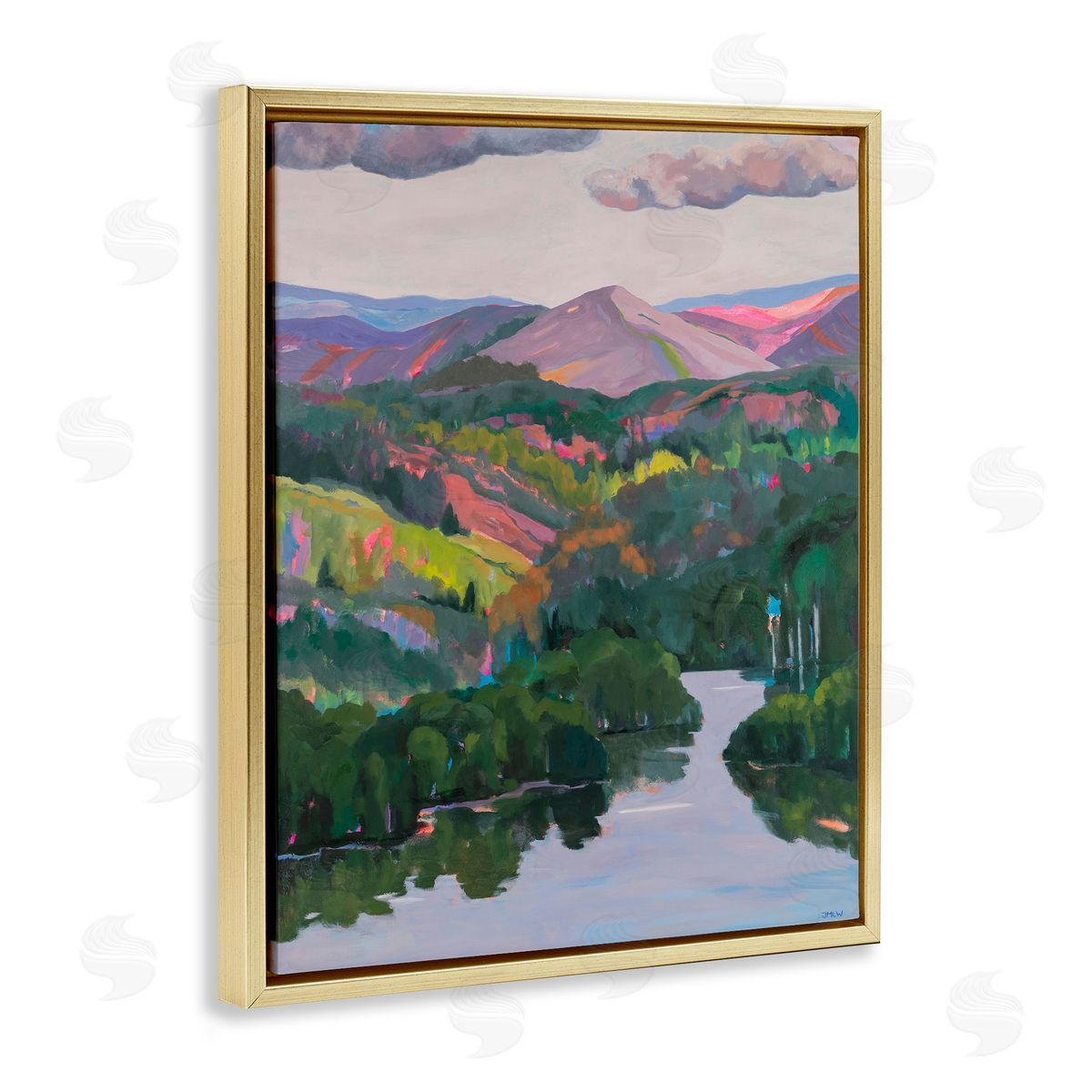 Jenny Wantuch Park City Mountains Canvas Wall Art Print