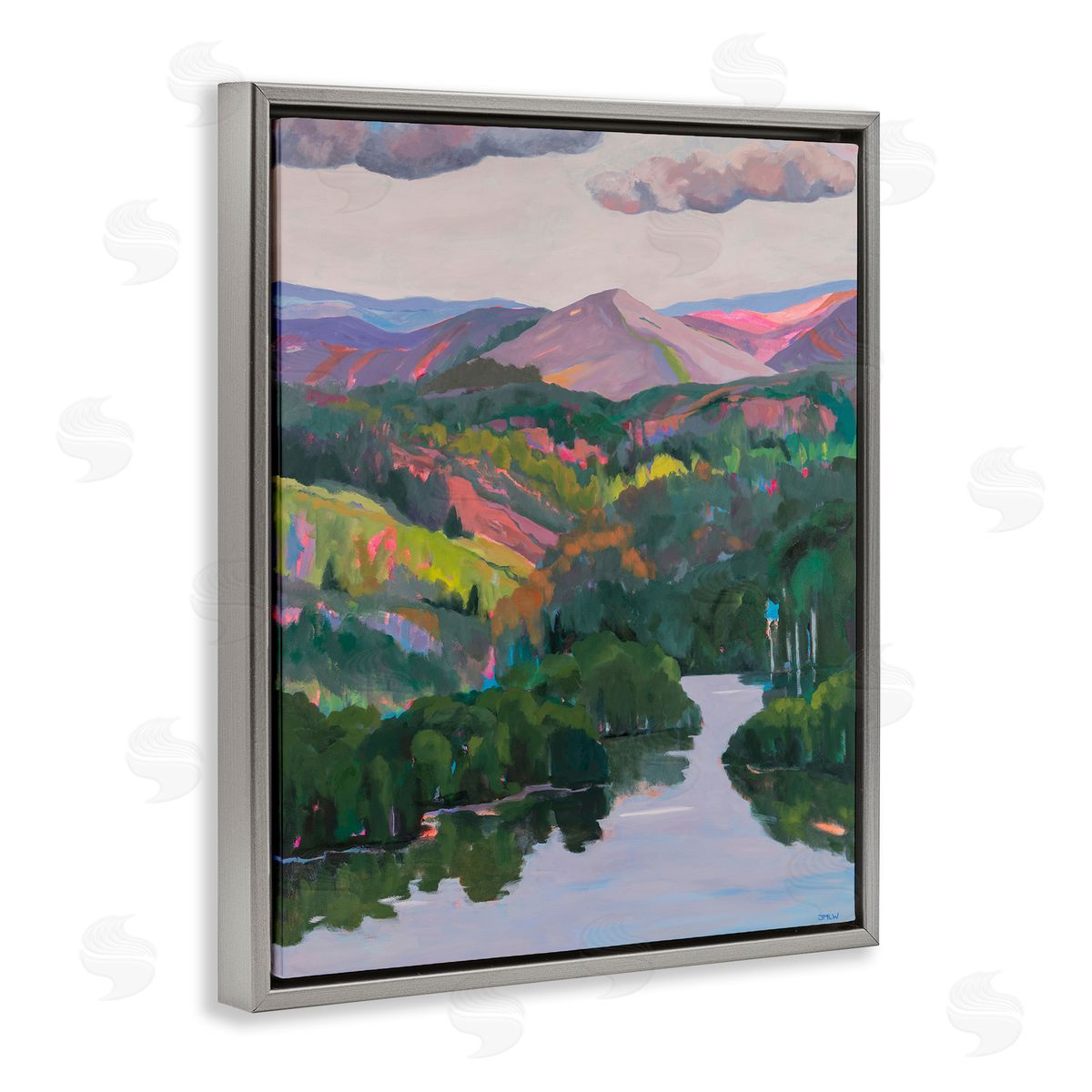 Jenny Wantuch Park City Mountains Canvas Wall Art Print